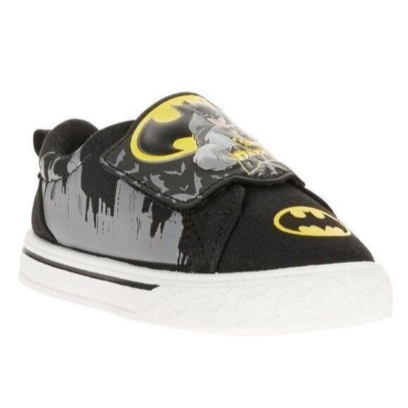 DC Other - DC Batman Toddler Black Yellow Casual Sneakers Shoes Size 9